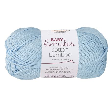 Schachenmayr Baby Smiles Cotton Bamboo, hellblau, Farbe 01054 